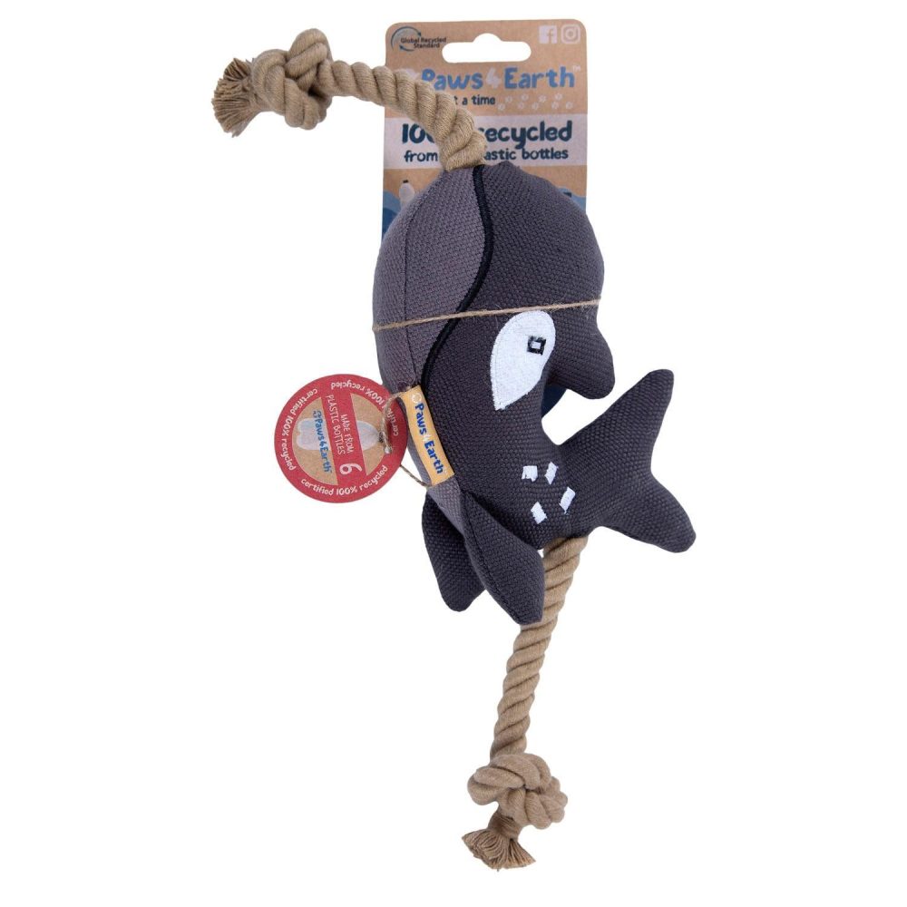 Recycled Whale with Rope | Toys Dog Dog