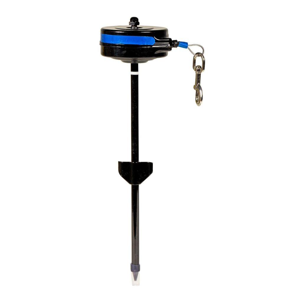 Retractable In-ground Tie Out Stake | Collars, Leashes & Harnesses Collars, Leashes & Harnesses Collars, Leashes & Harnesses