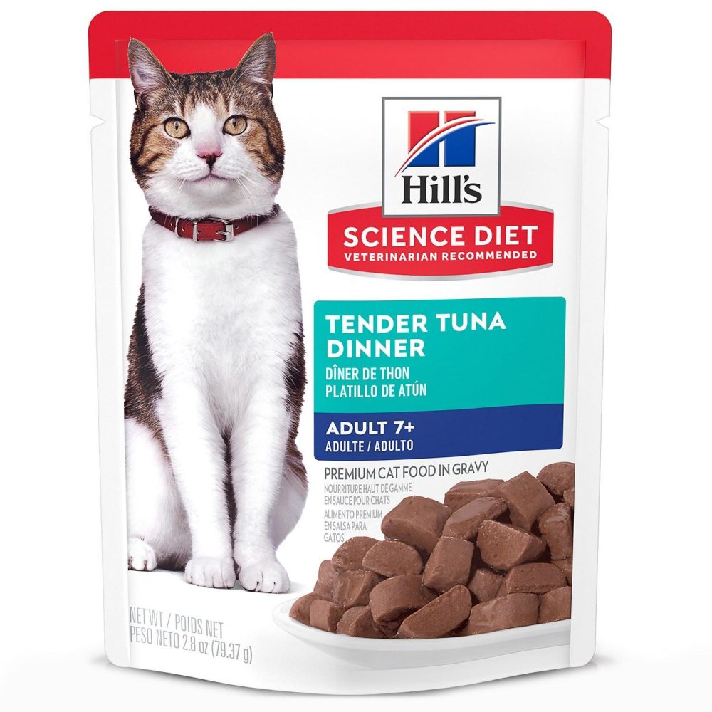 Senior 7+ Tuna Recipe / 2.8 oz – 24 pk | Wet Food Cat Cat