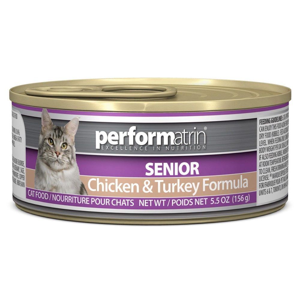 Senior Chicken & Turkey Formula Cat Food / 5.5 oz – 24 pk | Wet Food Cat Cat