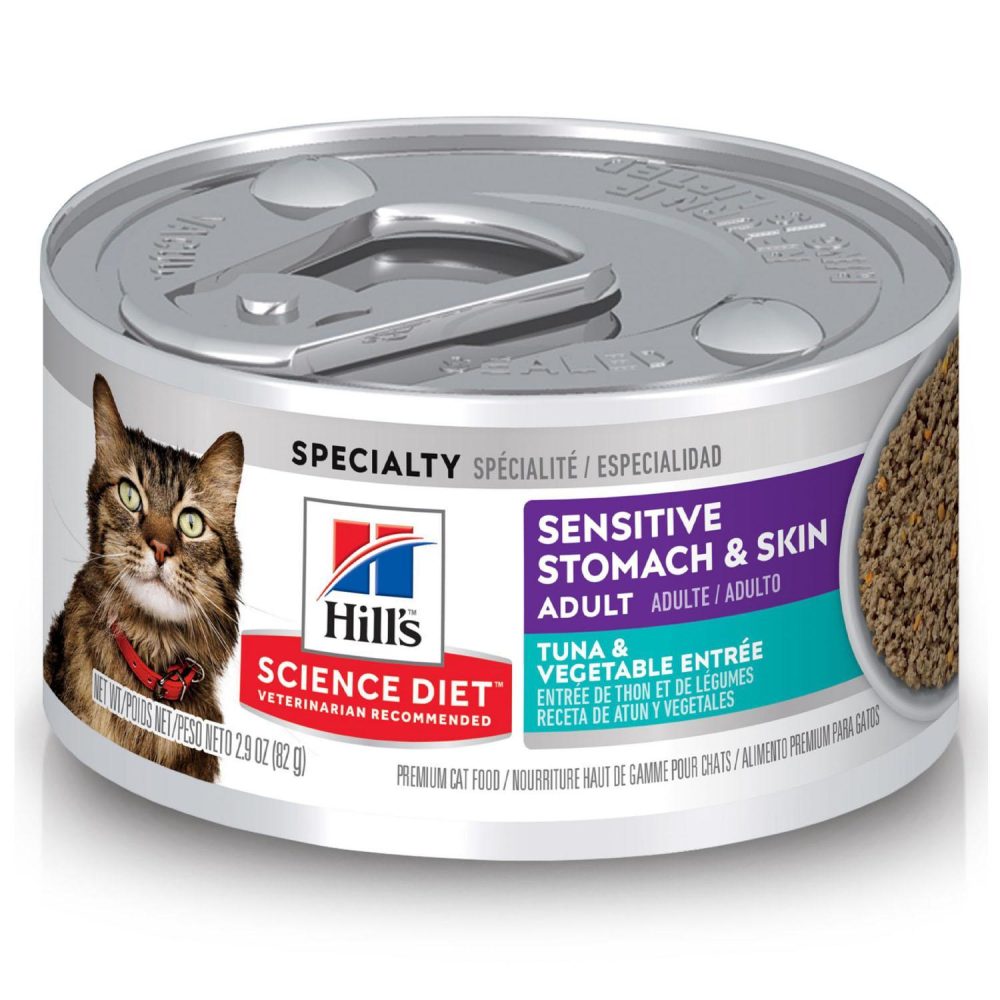 Sensitive Stomach & Skin Tuna & Vegetable Entree Adult Cat Food / 2.9 oz – 24 pk | Wet Food Cat Cat