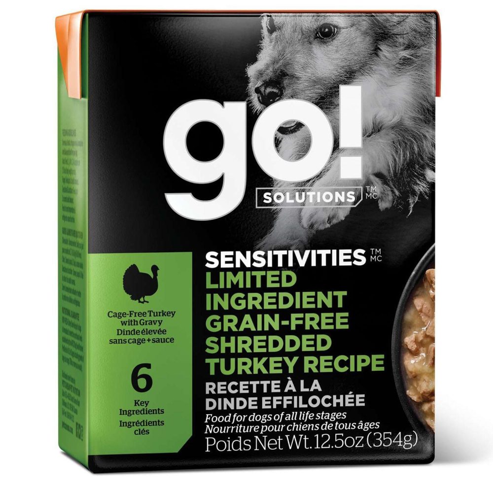 Sensitivities Limited Ingredient Grain-Free Shredded Turkey Recipe Dog Food / 12.5 oz – 12 pk | Wet Food Dog Dog