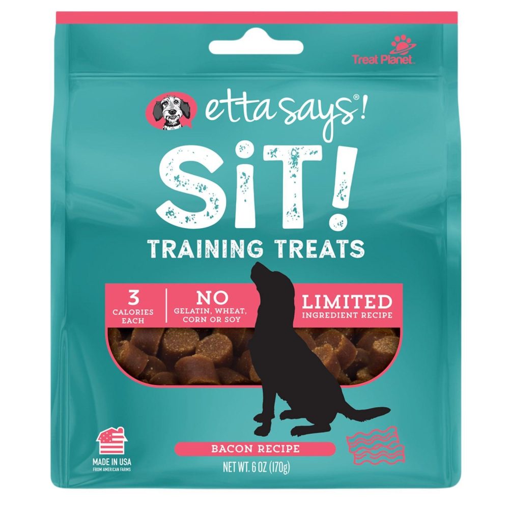 Sit! Bacon Recipe Training Dog Treats | Soft & Chewy Treats Dog Dog