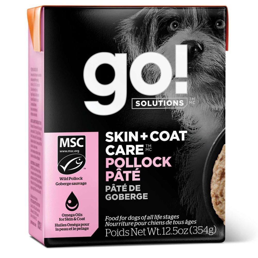 Skin + Coat Care Pollock Pate Recipe Dog Food / 12.5 oz – 12 pk | Wet Food Dog Dog