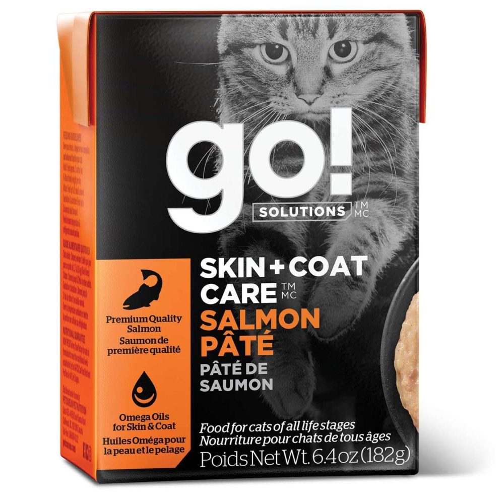 Skin + Coat Care Salmon Pate With Grains Recipe Cat Food / 6.4 oz – 24 pk | Wet Food Cat Cat