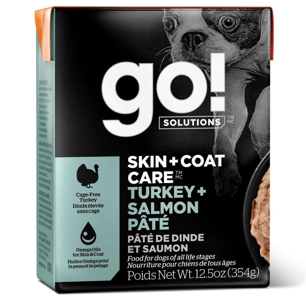 Skin + Coat Care Turkey + Salmon Pate Recipe Dog Food / 12.5 oz – 12 pk | Wet Food Dog Dog