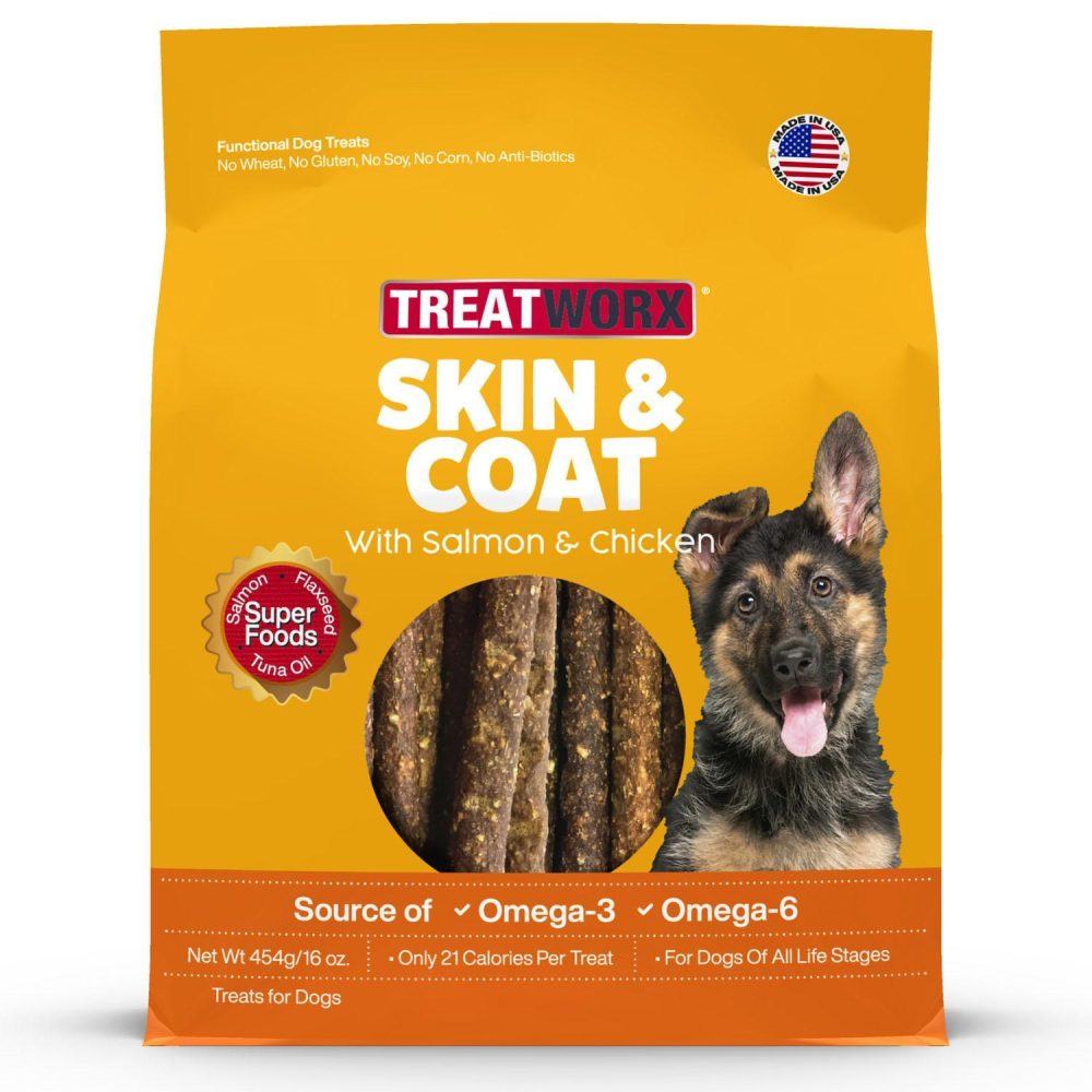 Skin & Coat Salmon & Chicken Dog Treats | Training Treats Dog Dog