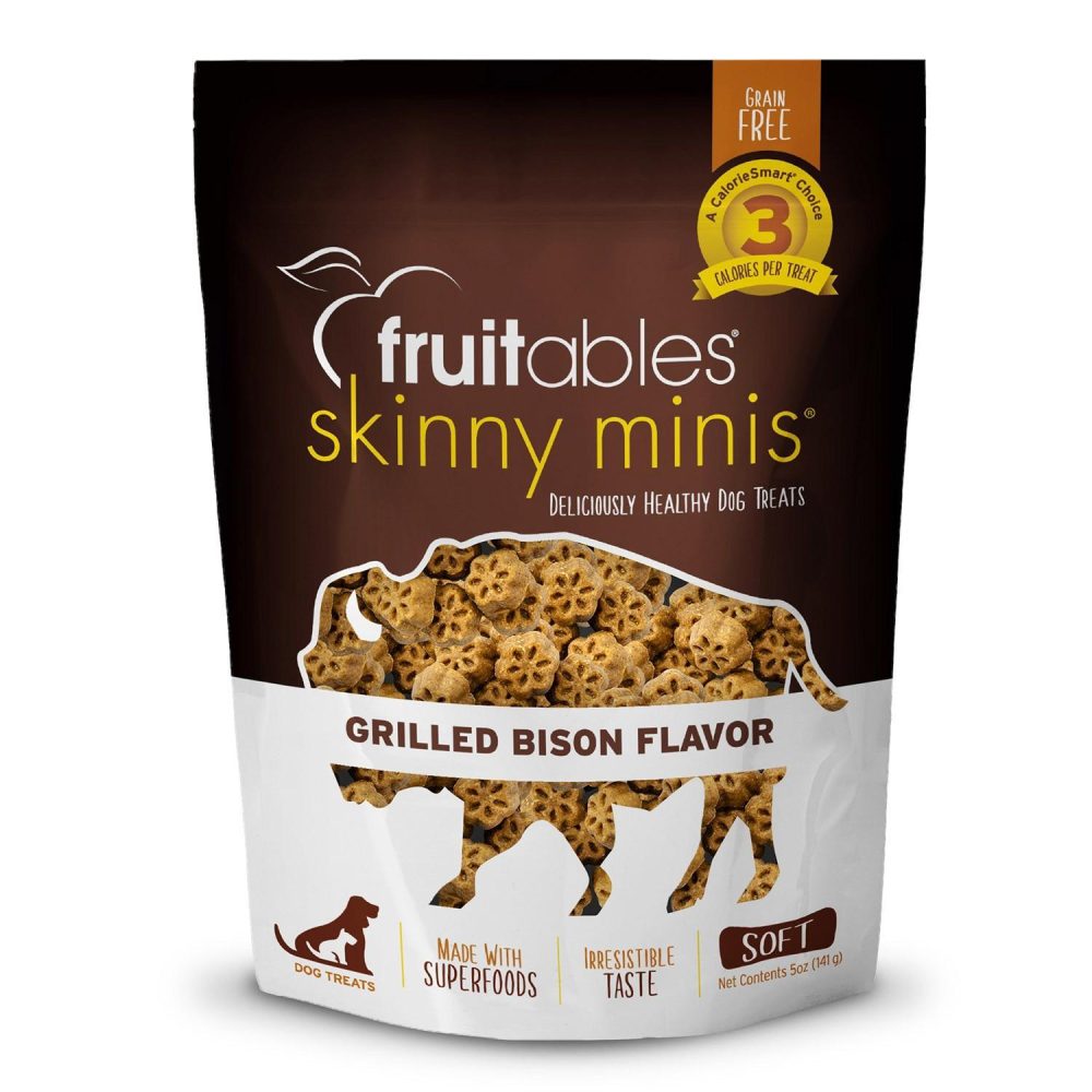 Skinny Minis Soft Grilled Bison Flavour Dog Treats | Soft & Chewy Treats Dog Dog