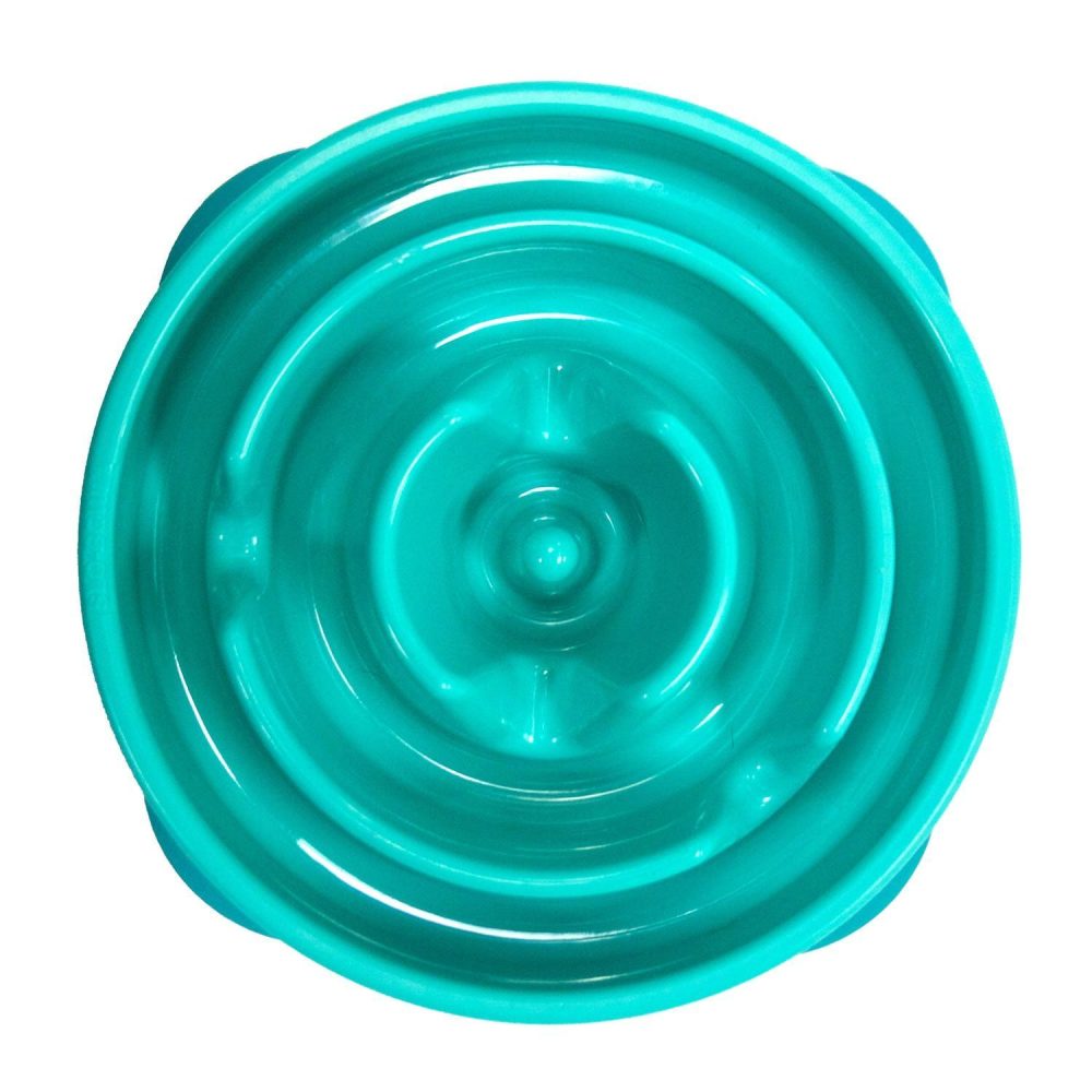 Slo-Bowl Mini Drop Teal | Bowls & Feeding Bowls & Feeding Bowls & Feeding