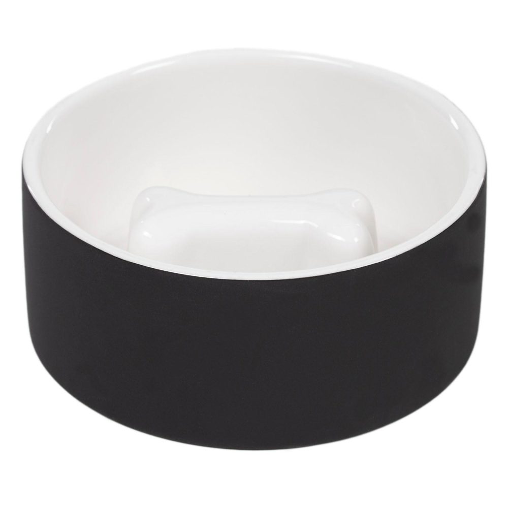 Slow Feed Black Bowl | Bowls & Feeding Bowls & Feeding Bowls & Feeding