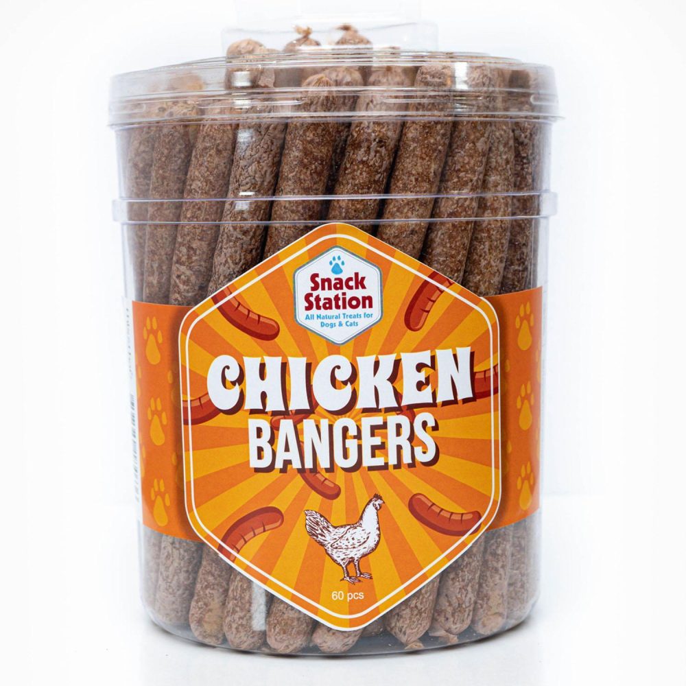 Snack Station Chicken Bangers Dog Treats | Bones & Chews Bones & Chews Bones & Chews