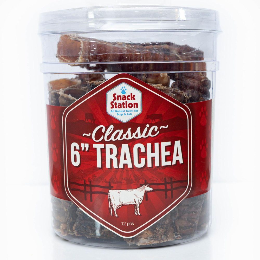 Snack Station Classic 6in Beef Trachea Dog Treats | Bones & Chews Bones & Chews Bones & Chews