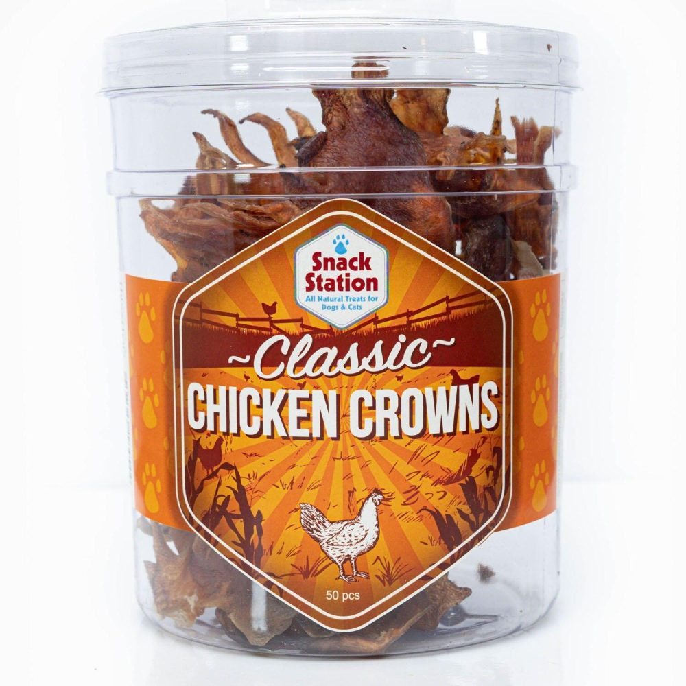 Snack Station Classic Chicken Crowns Dog & Cat Treats | Treats Bones & Chews Cat