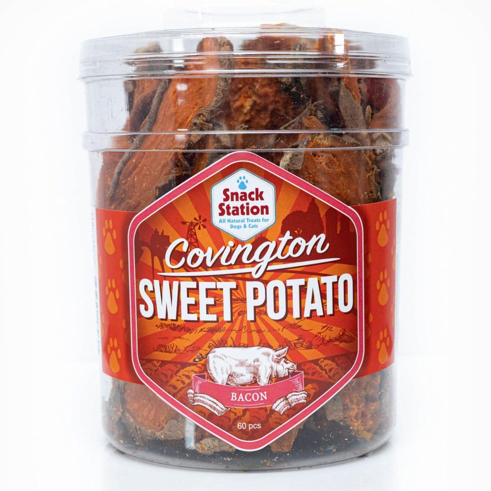 Snack Station Covington Sweet Potato Bacon Flavour Dog Treats | Bones & Chews Bones & Chews Bones & Chews