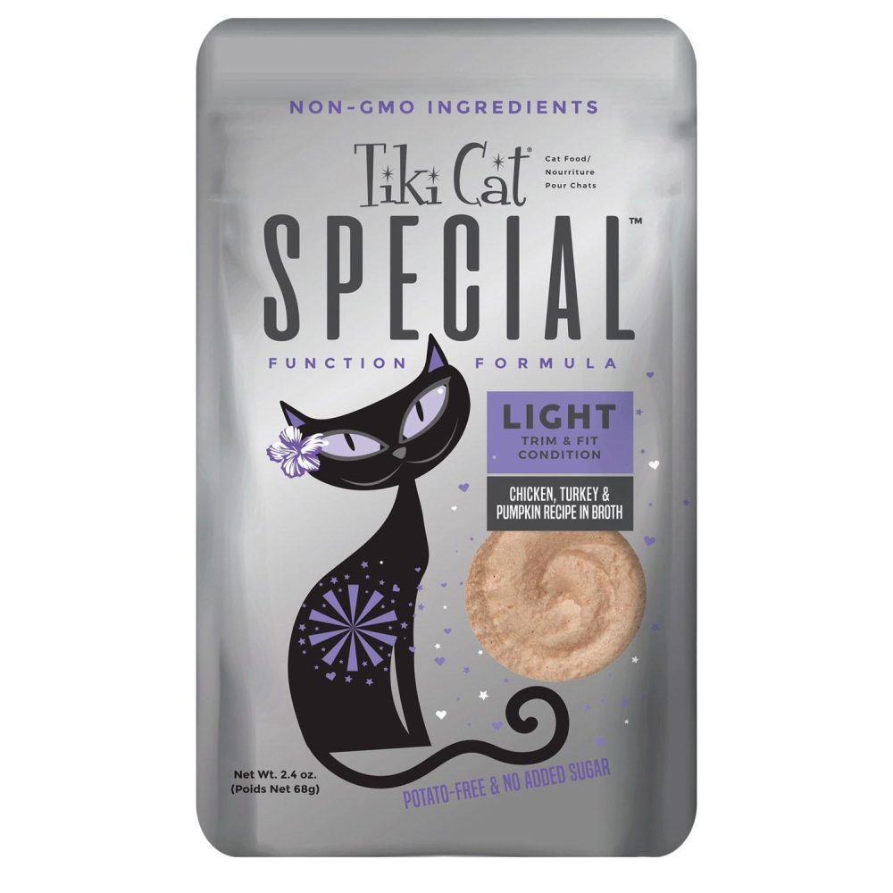 Special LIGHT Chicken, Turkey & Pumpkin Recipe Cat Food / 2.4 oz – 12 pk | Wet Food Cat Cat