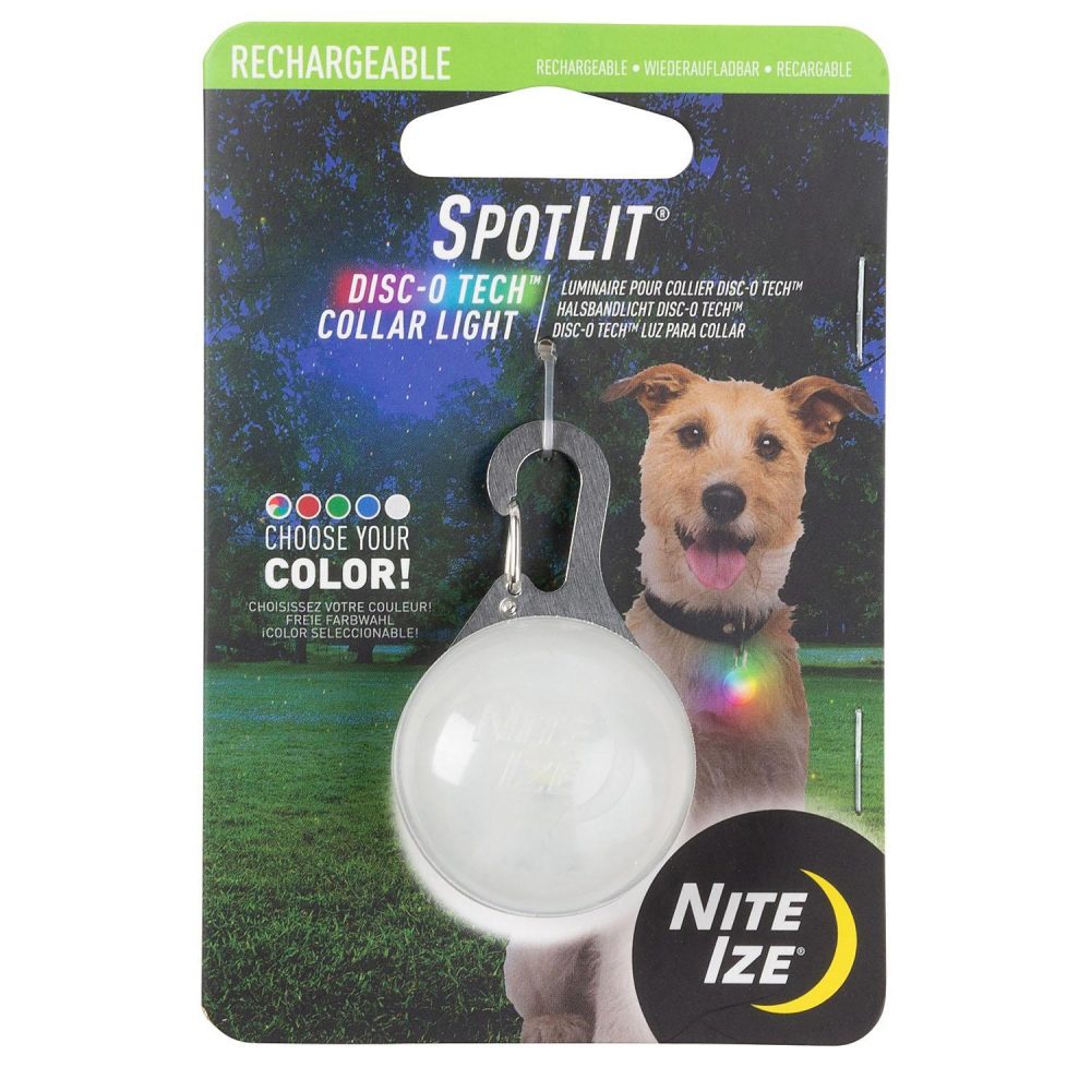 Spotlit Rechargeable Carabiner Light – Disc-O Tech | Collars, Leashes & Harnesses Collars, Leashes & Harnesses Collars, Leashes & Harnesses