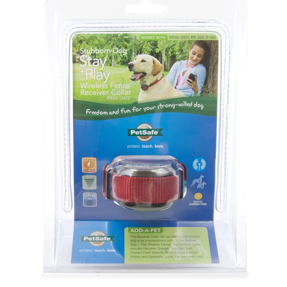 Stubborn Dog Stay+Play Wireless Fence Receiver Collar | Training & Behaviour Crates, Pens & Gates Crates, Pens & Gates