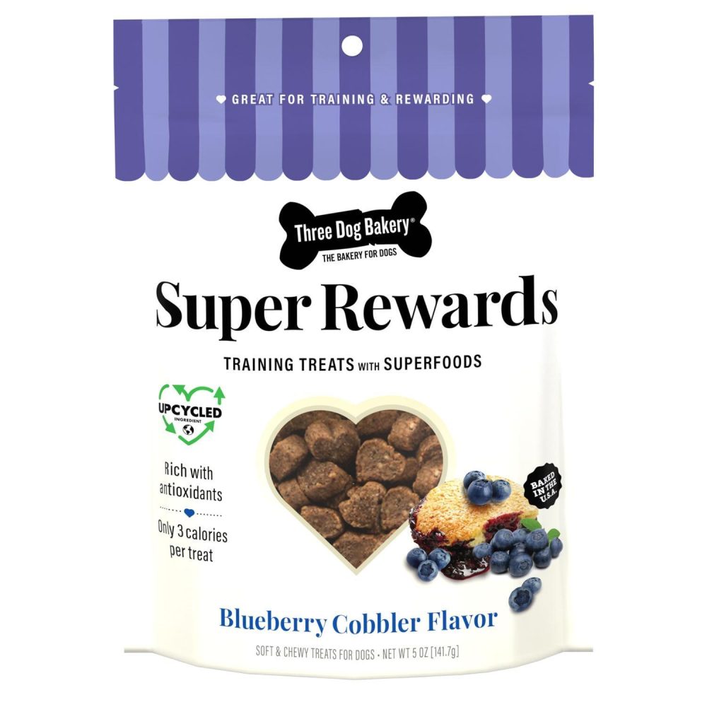 Super Rewards Blueberry Cobbler Dog Treats | Soft & Chewy Treats Dog Dog