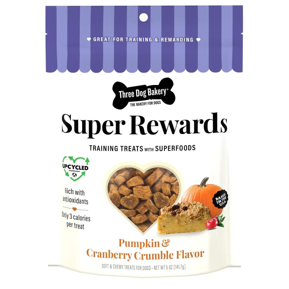 Super Rewards Pumpkin Cranberry Crumble Dog Treats | Soft & Chewy Treats Dog Dog