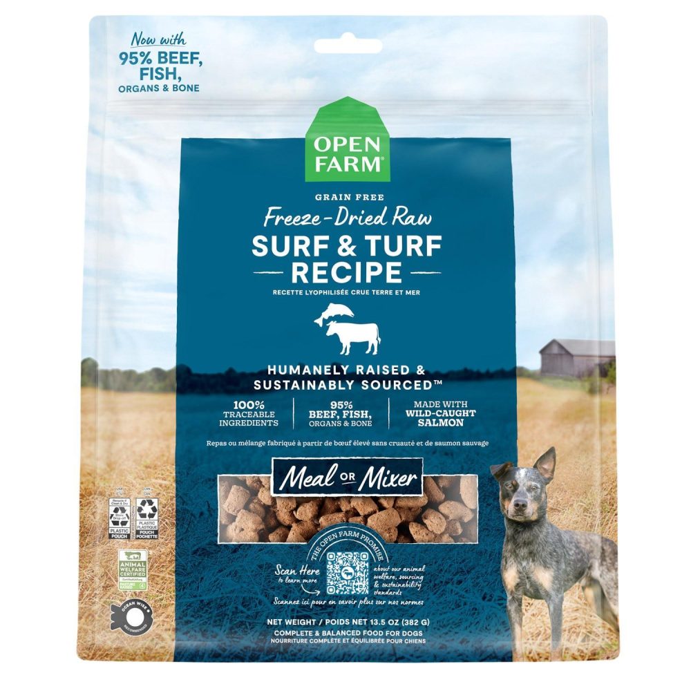 Surf & Turf Recipe Freeze Dried Raw Dog Food | Freeze Dried Food Dog Dog