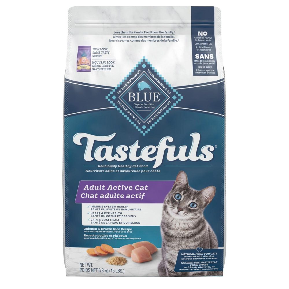 Tastefuls Active Chicken & Brown Rice Recipe Adult Cat Food | Dry Food Cat Cat