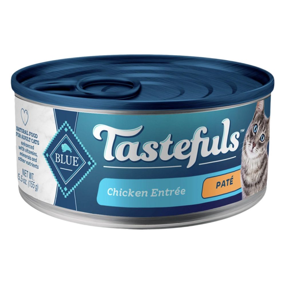 Tastefuls Natural Pate Chicken Entree Adult Cat Food / 5.5 oz – 24 pk | Wet Food Cat Cat