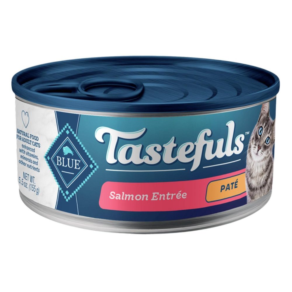 Tastefuls Natural Pate Salmon Entree Adult Cat Food / 5.5 oz – 24 pk | Wet Food Cat Cat