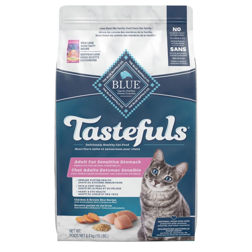 Tastefuls Sensitive Stomach Chicken & Brown Rice Recipe Adult Cat Food | Dry Food Cat Cat