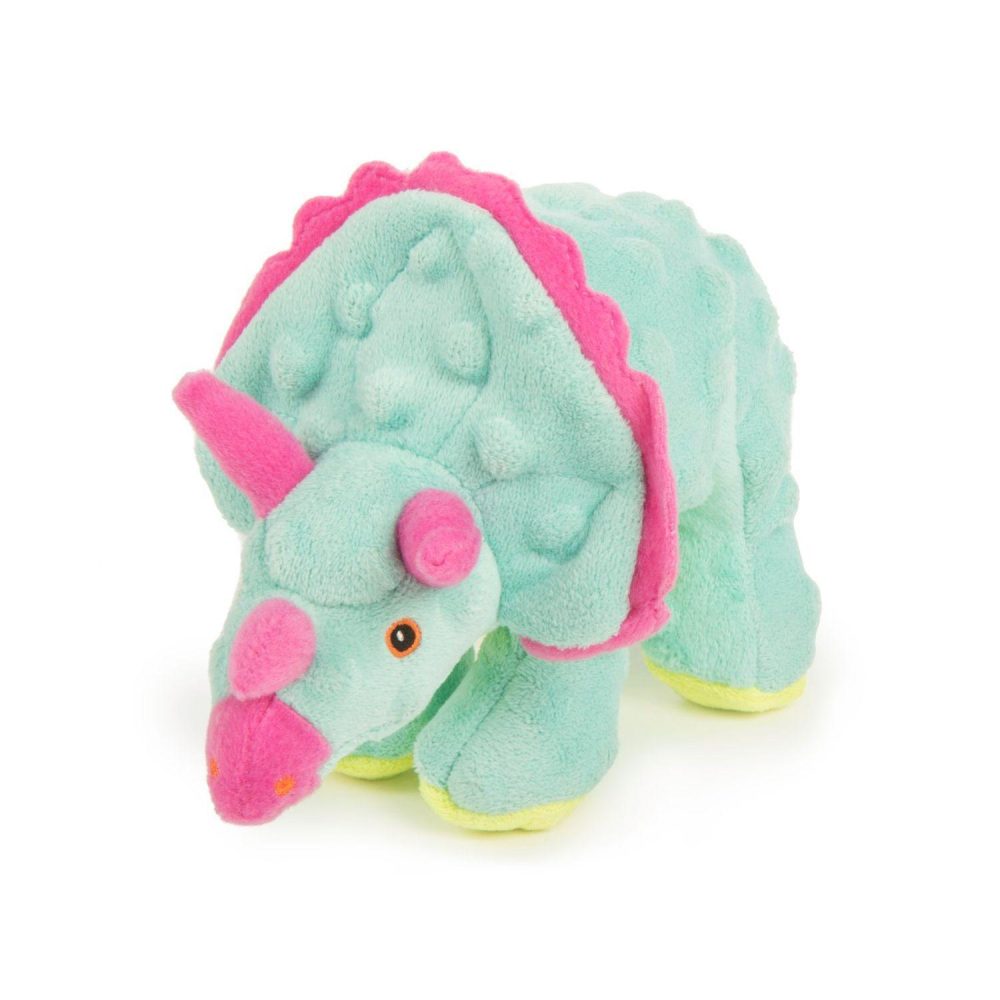 Teal Dinos Frills Dog Toy | Toys Dog Dog