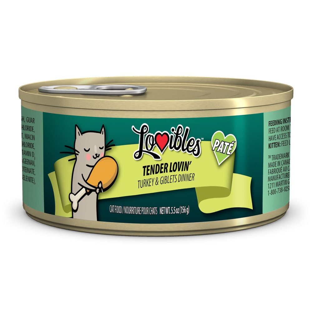 Tender Lovin’ Turkey & Giblets Dinner Pate / 5.5 oz – 24 pk | Wet Food Cat Cat