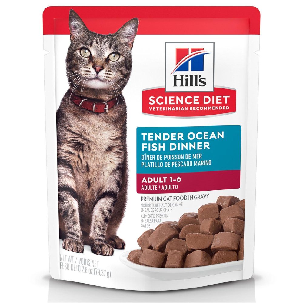 Tender Ocean Fish Dinner Adult Cat Food / 2.8 oz – 24 pk | Wet Food Cat Cat