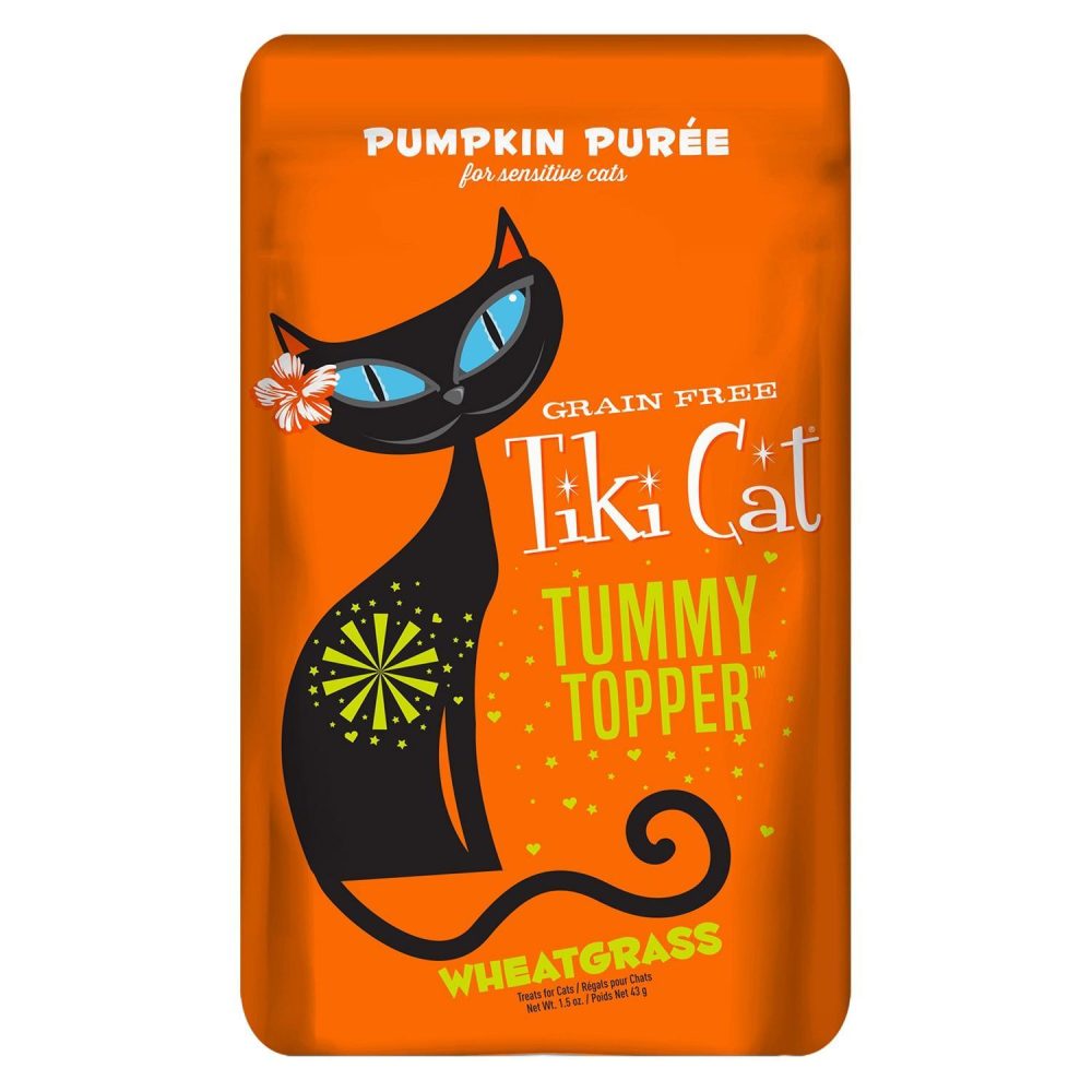 Tummy Topper Pumpkin Puree & Wheatgrass Cat Food / 1.5 oz – 12 pk | Wet Food Cat Cat