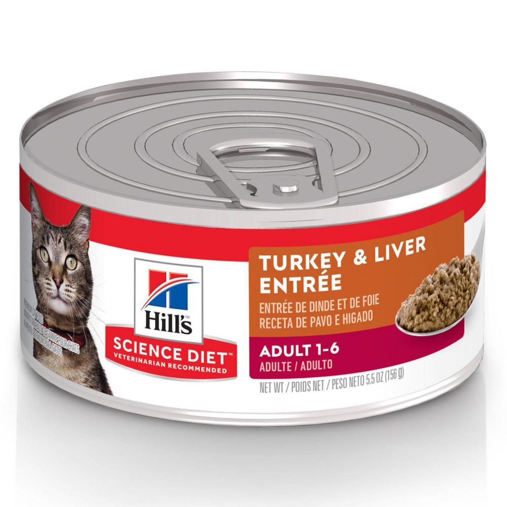 Turkey & Liver Entree Adult Cat Food / 5.5 oz – 24 pk | Wet Food Cat Cat