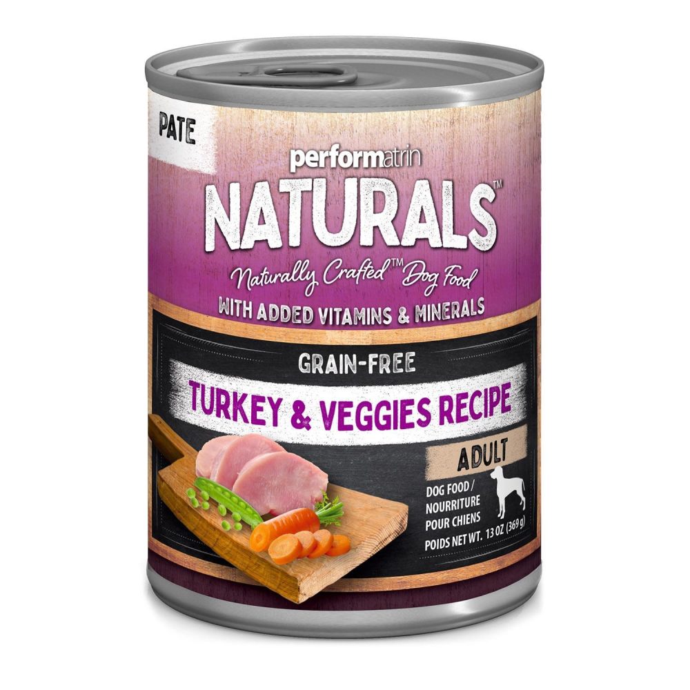 Turkey & Veggies Recipe Pate Adult Dog Food / 13 oz – 12 pk | Wet Food Dog Dog