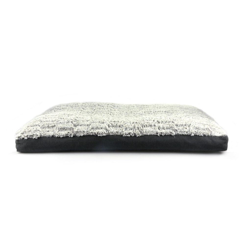 Two Tone Gusset Pillow Grey & White | Beds & Mats Beds & Mats Beds & Mats