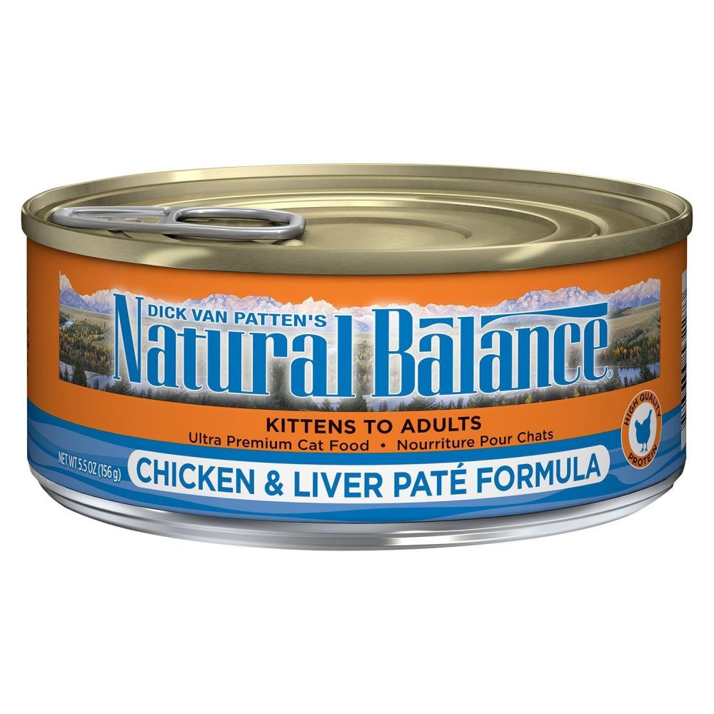 Ultra Premium Chicken & Liver Pate Formula Cat Food / 5.5 oz – 24 pk | Wet Food Cat Cat