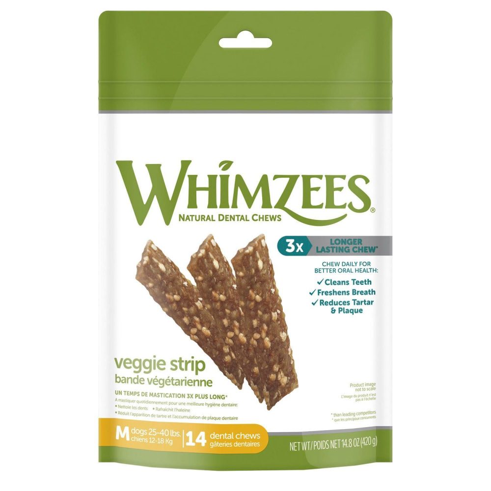 Veggie Strip Dog Chew Medium / 14 pack | Dental Chews & Treats Dental Chews & Treats Dental Chews & Treats