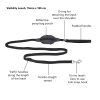 Visibility Dog Leash Black | Collars, Leashes & Harnesses Collars, Leashes & Harnesses Collars, Leashes & Harnesses