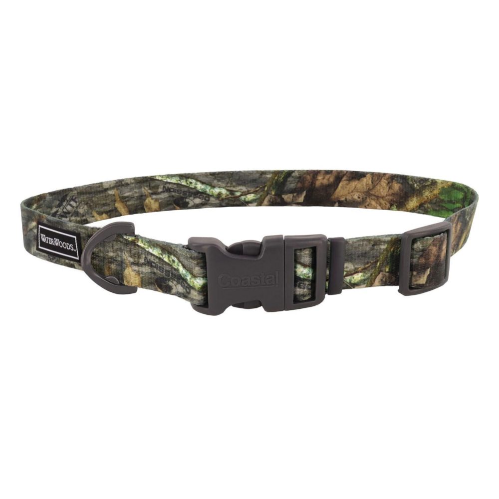 Water and Woods Adjustable Camo Patterned Dog Collar Green | Collars, Leashes & Harnesses Collars, Leashes & Harnesses Collars, Leashes & Harnesses