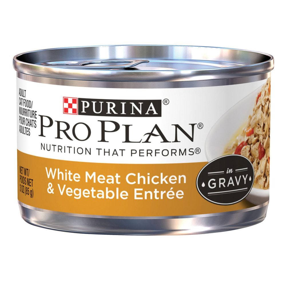 White Meat Chicken & Vegetable Entree in Gravy / 3 oz – 24 pk | Wet Food Cat Cat