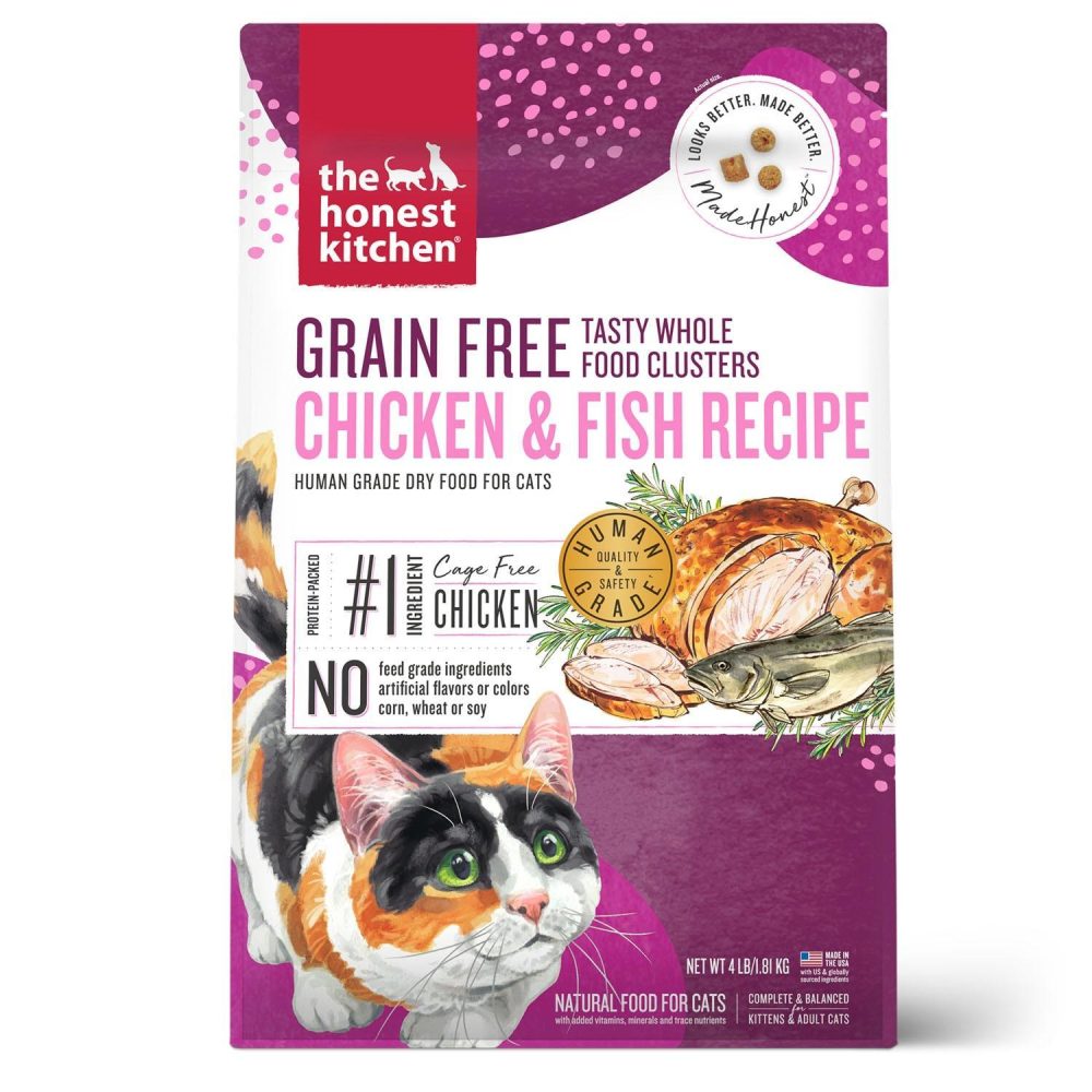 Whole Food Clusters Chicken & Whitefish Recipe Cat Food | Dry Food Cat Cat