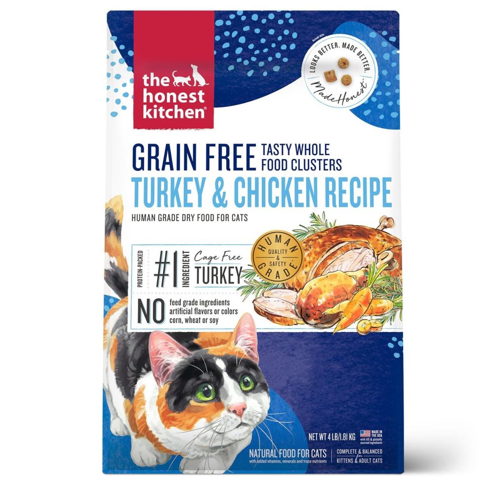 Whole Food Clusters Turkey & Chicken Recipe Cat Food | Dry Food Cat Cat