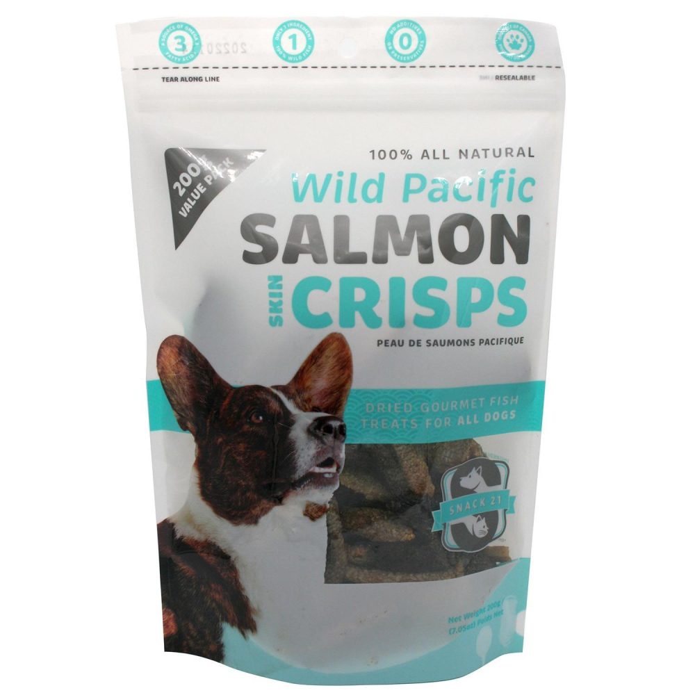 Wild Pacific Salmon Skin Crisps | Bones & Chews Bones & Chews Bones & Chews