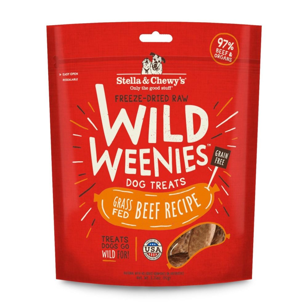 Wild Weenies – Beef Recipe | Freeze Dried & Dehydrated Treats Dog Dog