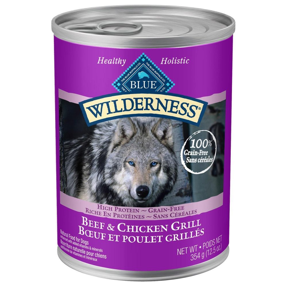 Wilderness Beef & Chicken Grill Recipe Adult Dog Food / 12.5 oz – 12 pk | Wet Food Dog Dog