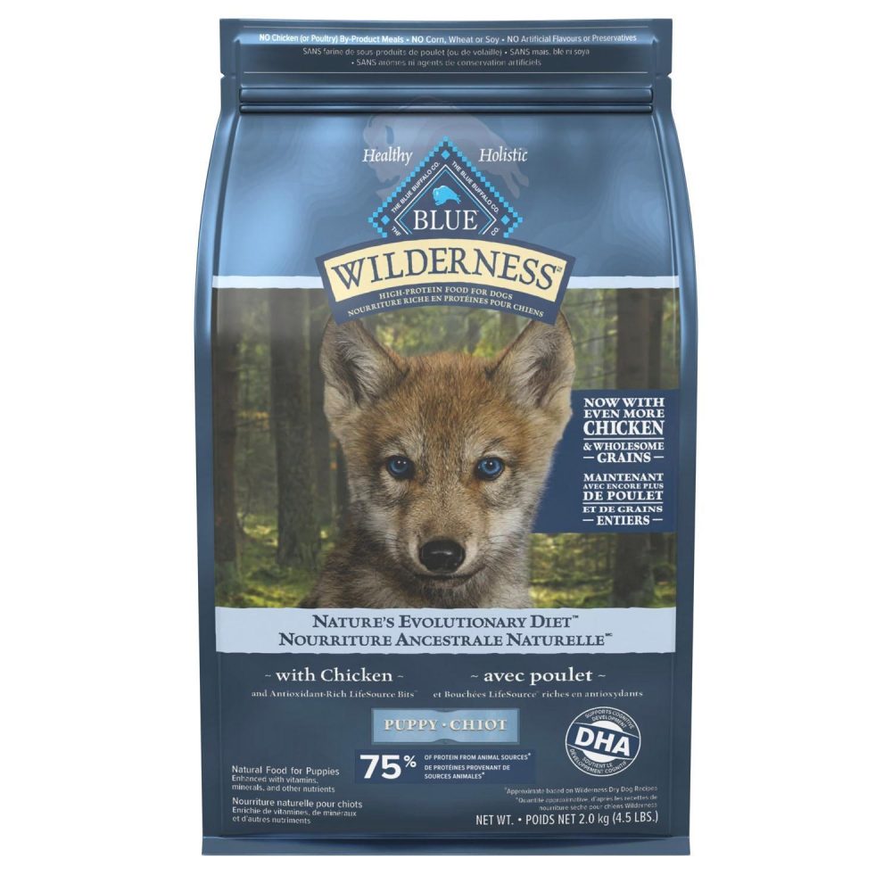 Wilderness Chicken With Grain Puppy Dog Food | Dry Food Dog Dog