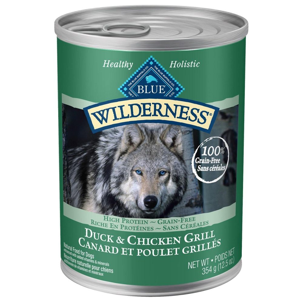 Wilderness Grain Free Duck & Chicken Grill Recipe Dog Food / 12.5 oz – 12 pk | Wet Food Dog Dog