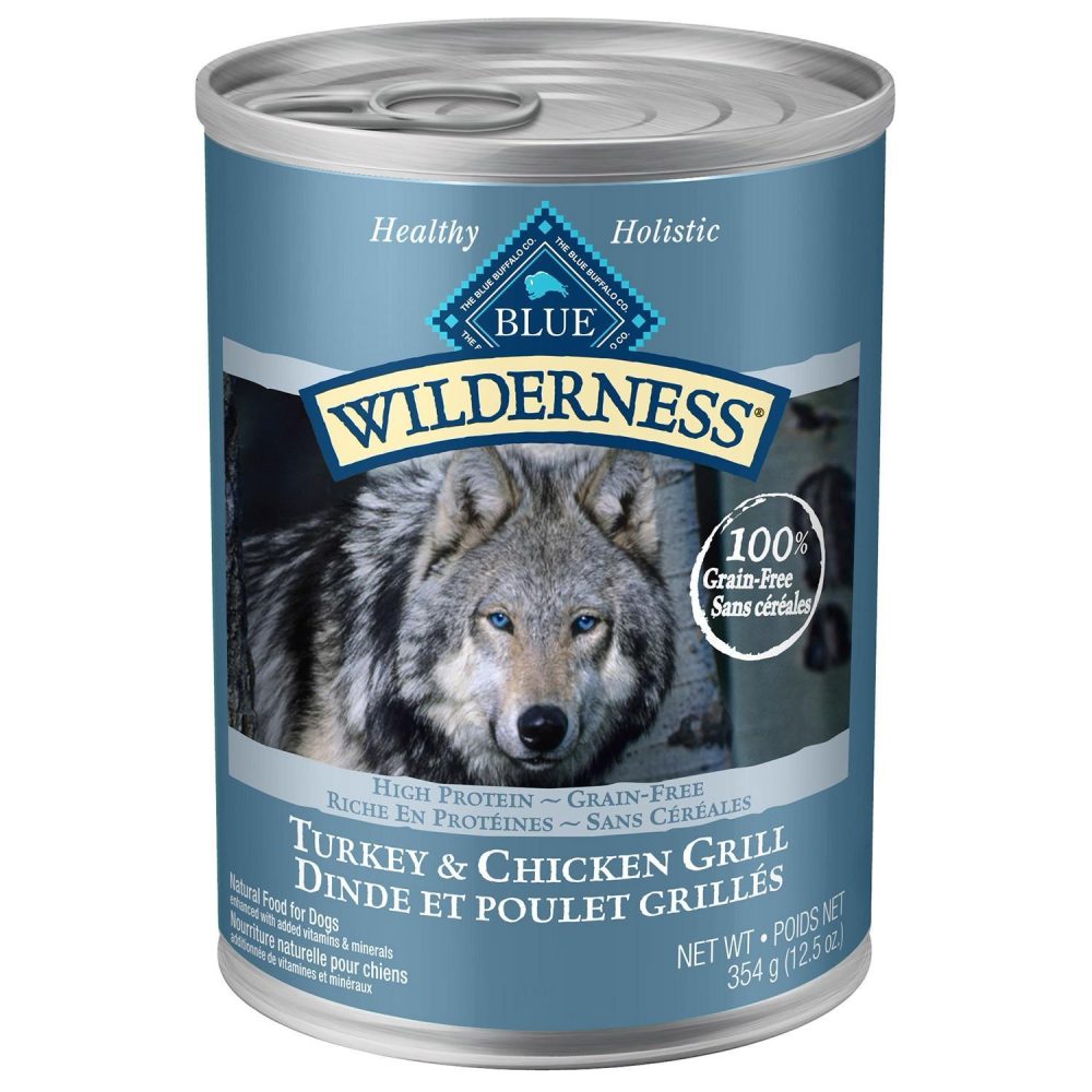 Wilderness Turkey & Chicken Grill Recipe Adult Dog Food / 12.5 oz – 12 pk | Wet Food Dog Dog