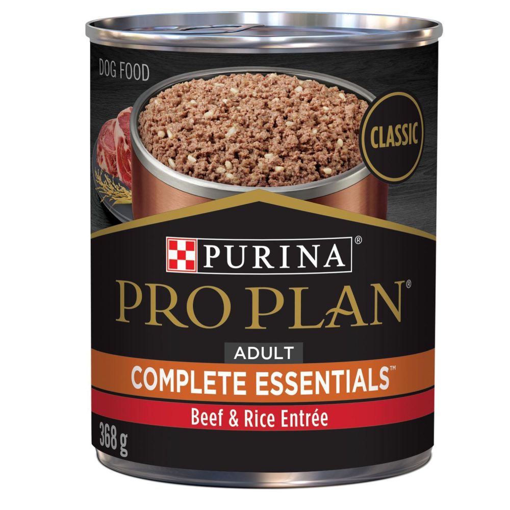 Classic Complete Essentials Beef & Rice Entree Adult Dog Food / 13 oz – 12 pk | Wet Food Dog Dog