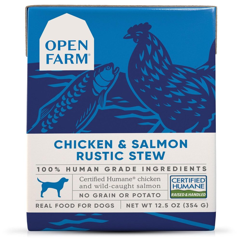 Chicken & Salmon Rustic Stew Dog Food / 12.5 oz – 12 pk | Wet Food Dog Dog